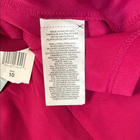 NWT Ralph Lauren Magenta Sleeveless Midi‎ Dress - Picture 8 of 9